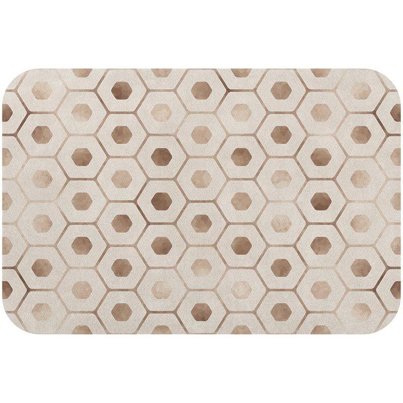 printodecor Alfombra de Bienvenida Bee Brown