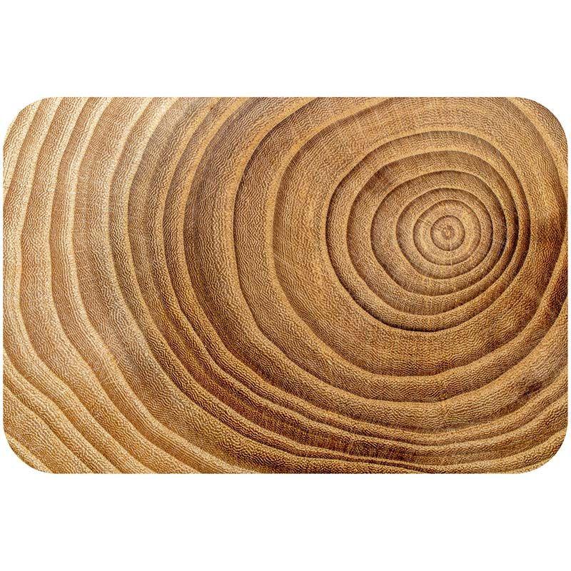 printodecor Alfombra de Bienvenida Wood