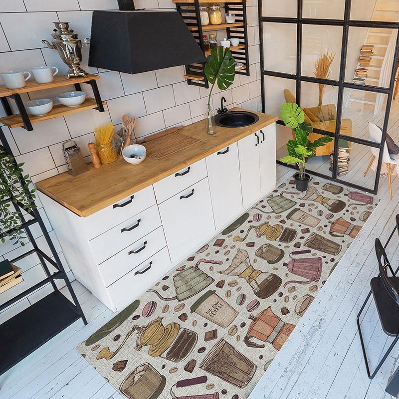 Printodecor Alfombra Vinílica Cafeteras