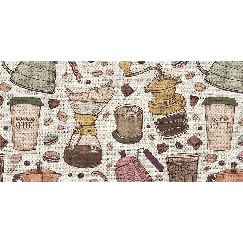 printodecor Alfombra Vinílica Cafeteras