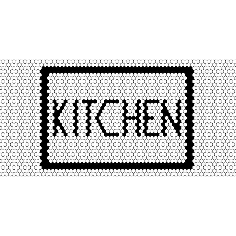 printodecor Alfombra Vinílica Cocina Kitchen retro