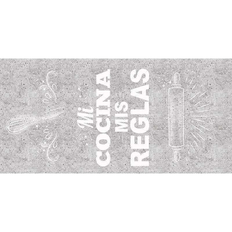 printodecor Alfombra Vinílica Cocina rules