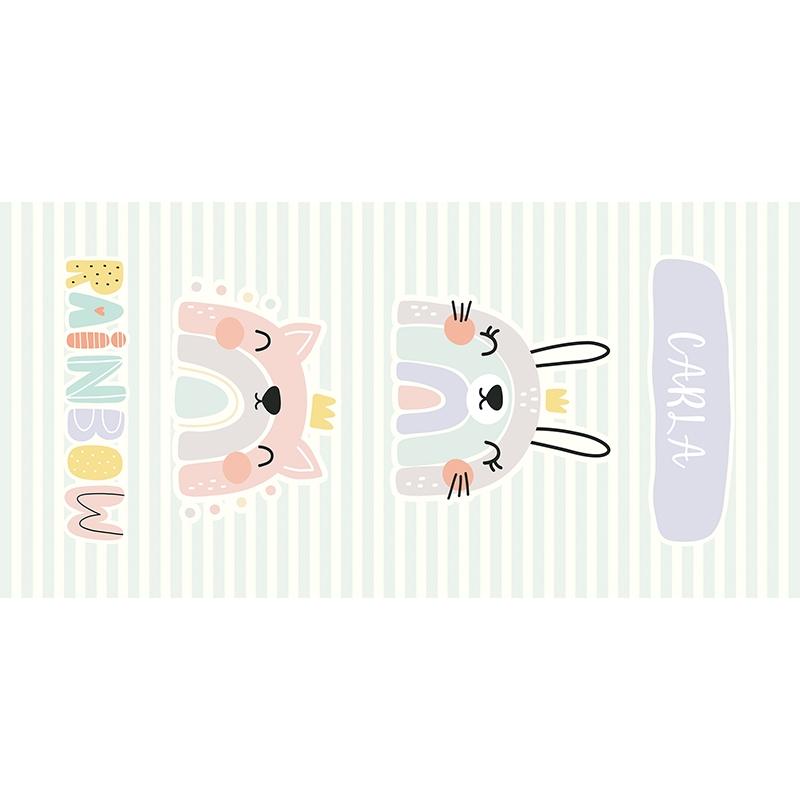 printodecor Alfombra Vinílica Infantil Rainbow