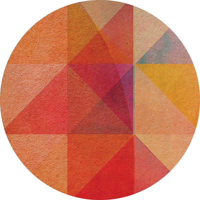 printodecor Alfombra Vinílica Redonda Nina