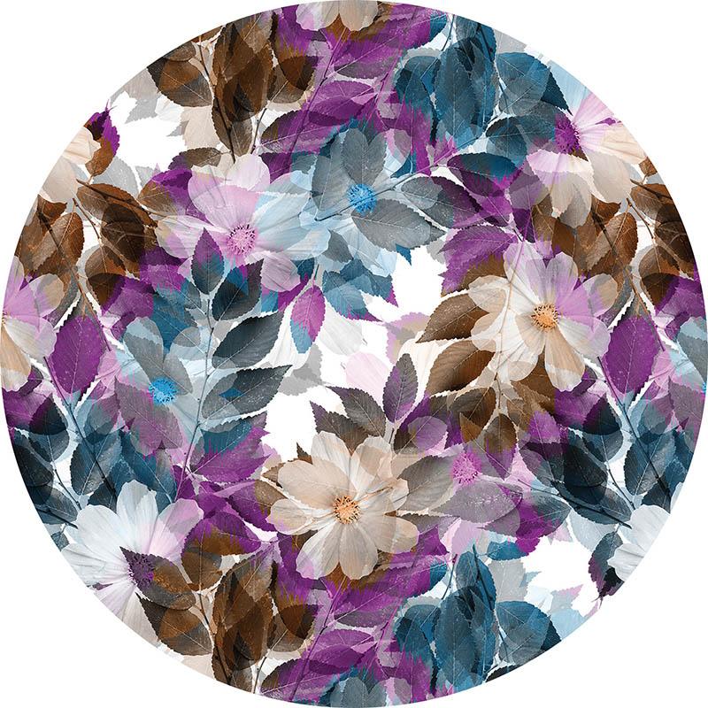 printodecor Alfombra Vinílica Redonda Romantic