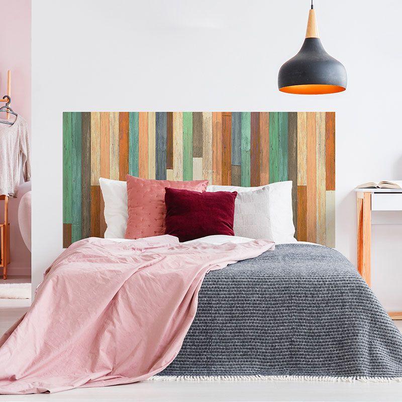 printodecor Cabecero de cama de vinilo Summer Wood