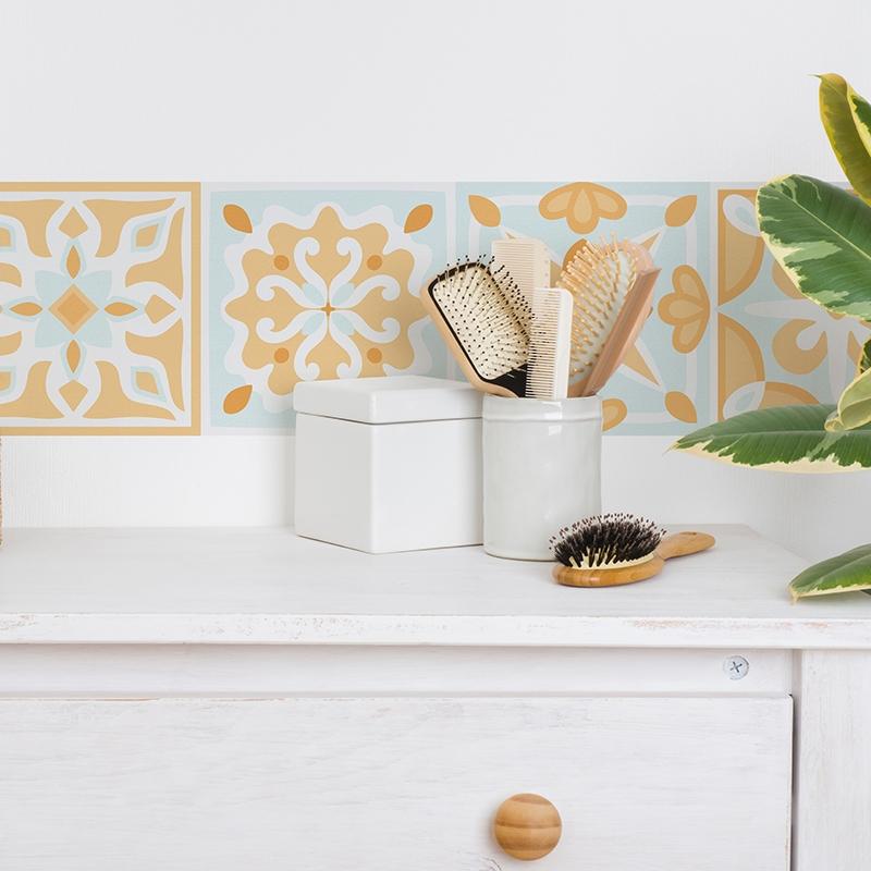 printodecor Cenefa autoadhesiva Bluely