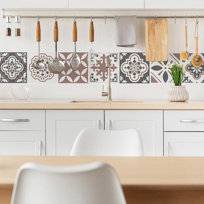 printodecor Cenefa autoadhesiva Boston Brown