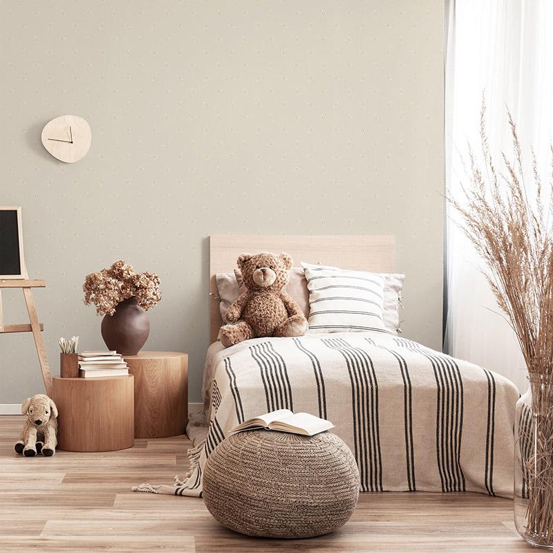 printodecor Papel pintado autoadhesivo Hojas beige