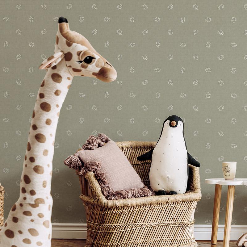 printodecor Papel pintado autoadhesivo Hojas verde