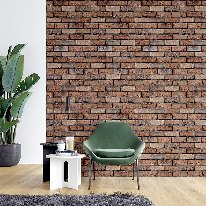 printodecor Papel pintado autoadhesivo Ladrillo