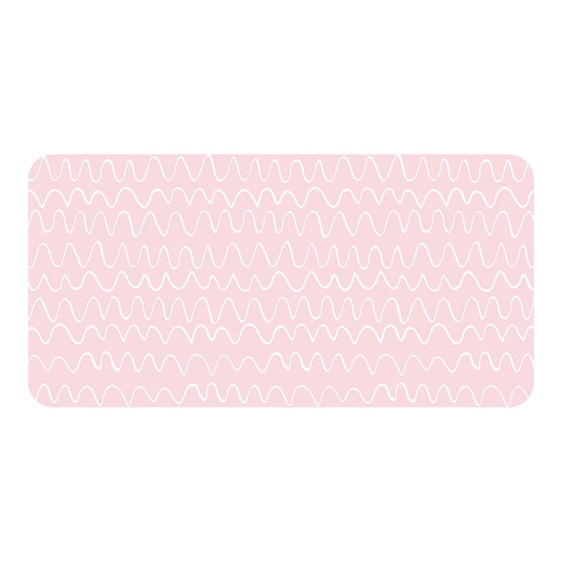 printodecor Protector de escritorio Ondas Rosa