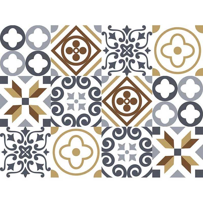 Printodecor Set De 24 Azulejos Adhesivos Ponta