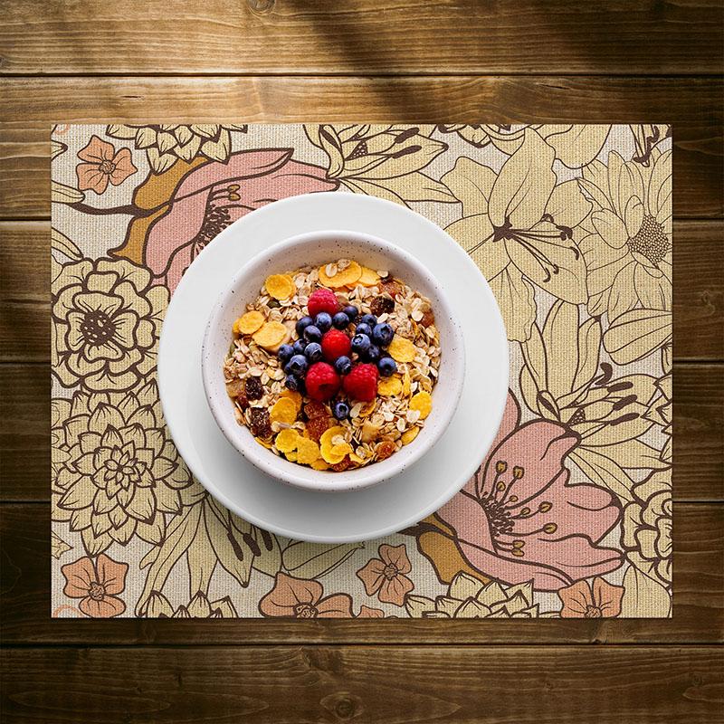 printodecor Set de 4 Individuales Amber