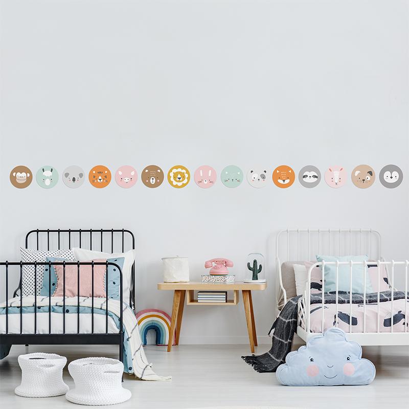 printodecor Vinilo infantil Animal friends