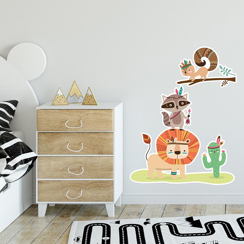 printodecor Vinilo infantil bosque animal