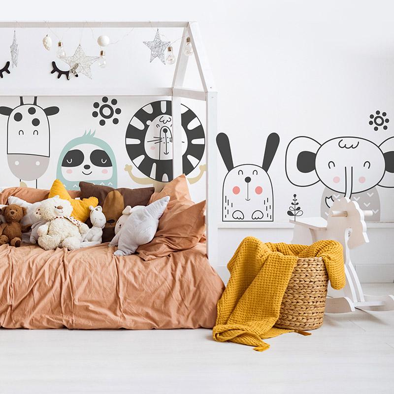 printodecor Vinilo infantil Hello friends