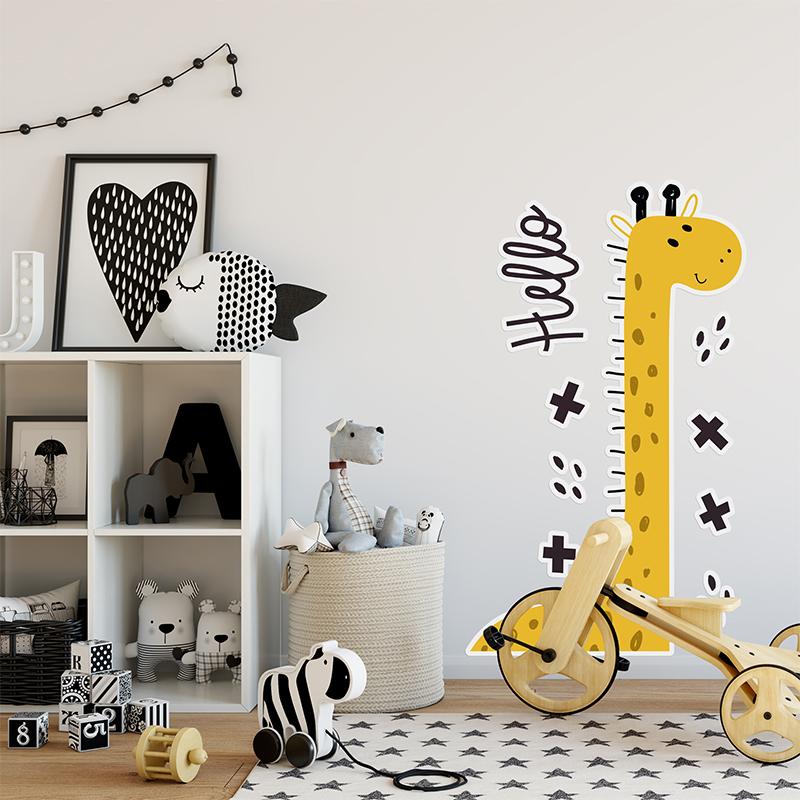 printodecor Vinilo infantil Hello jirafa