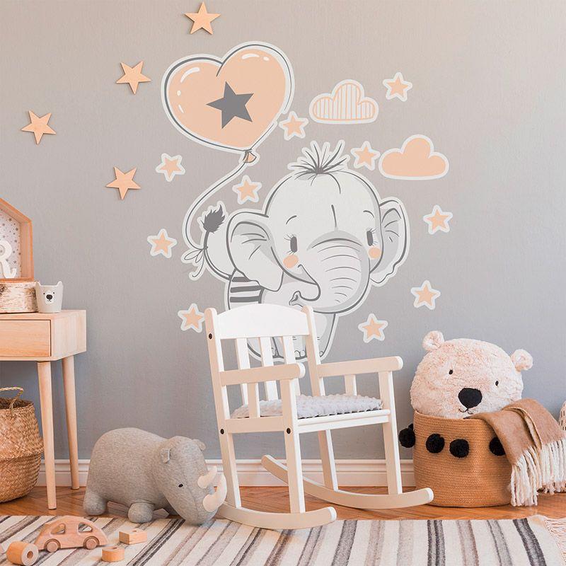 printodecor Vinilo infantil love elephant