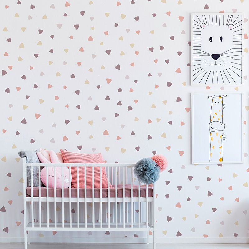 printodecor Vinilo infantil triángulos pastel