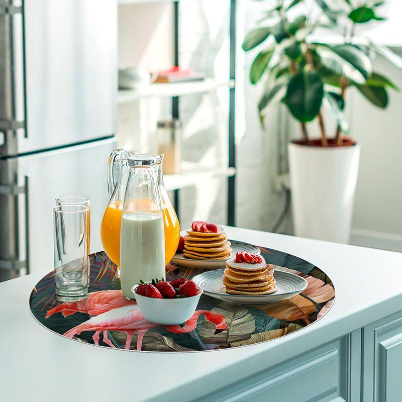 Printodecor Set 4 Manteles Individuales Redondos Flemish