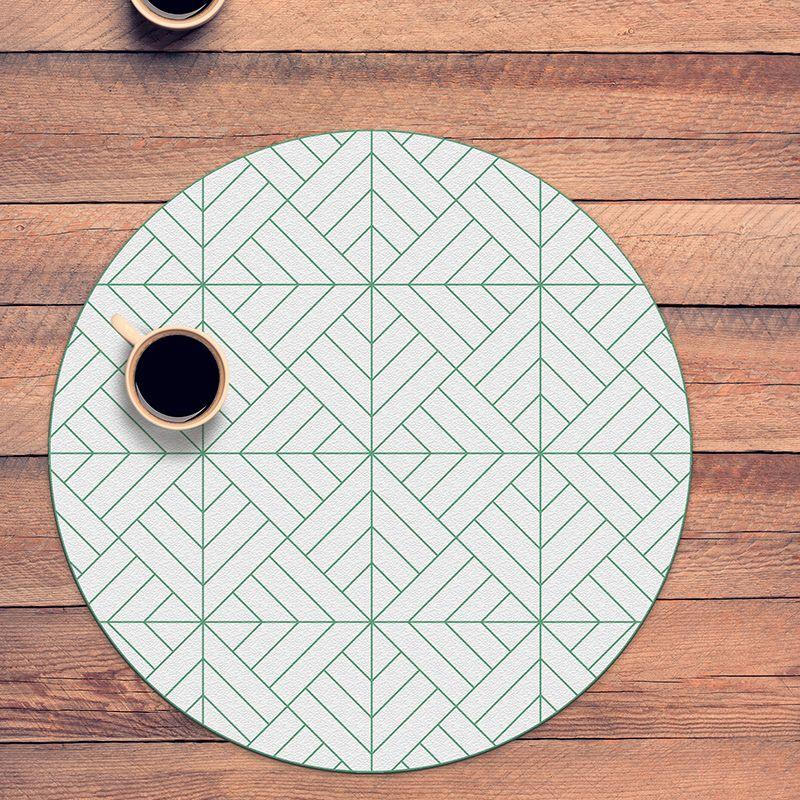 printodecor Set 4 manteles individuales redondos Gensei