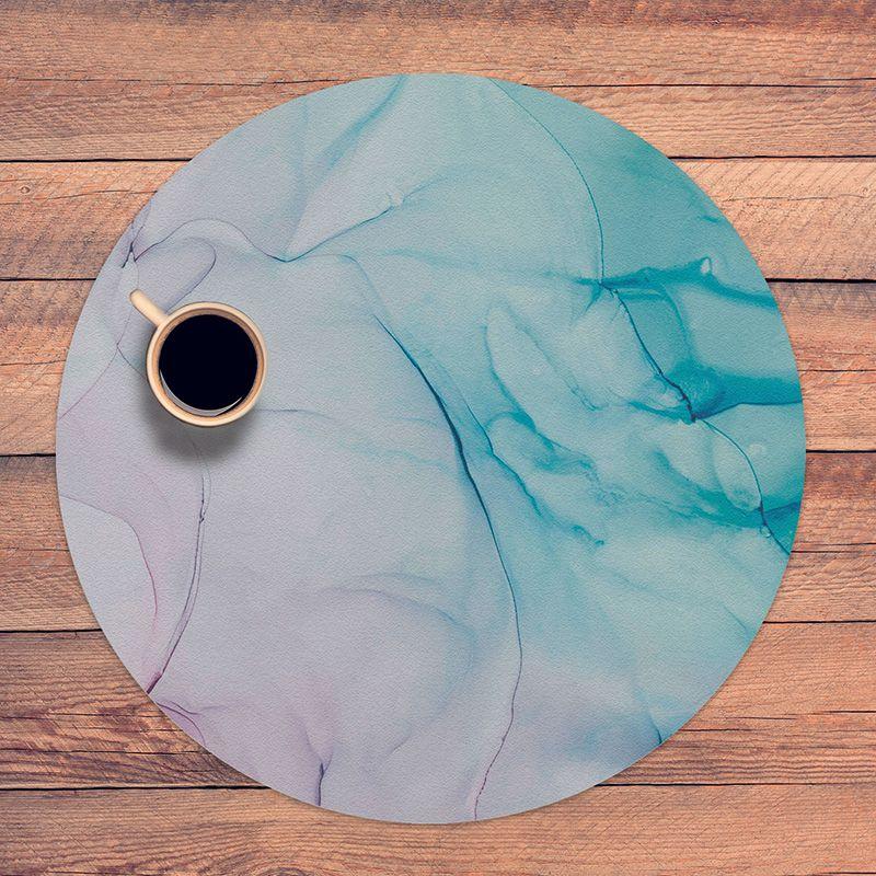 printodecor Set 4 manteles individuales redondos Turklik