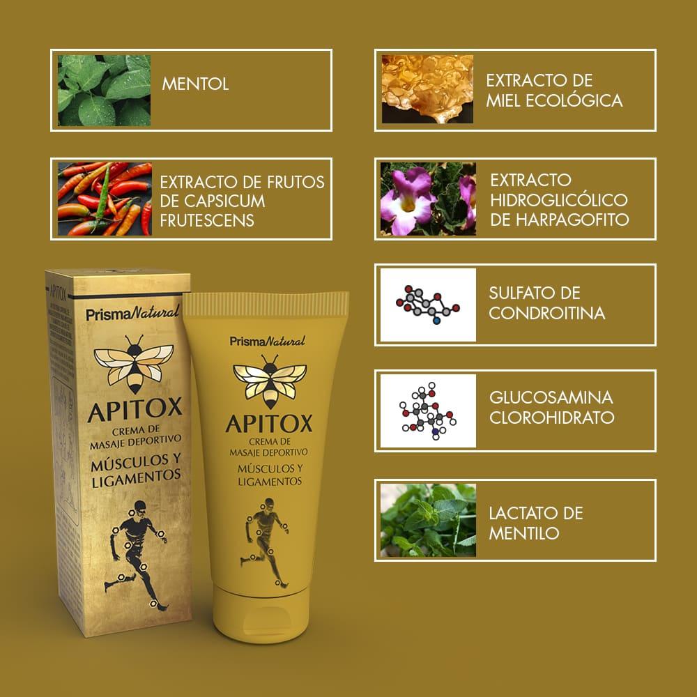 Prisma Natural APITOX Crema De Masaje Deportivo
