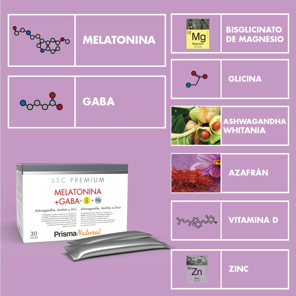 Prisma Natural MELATONINA + GABA