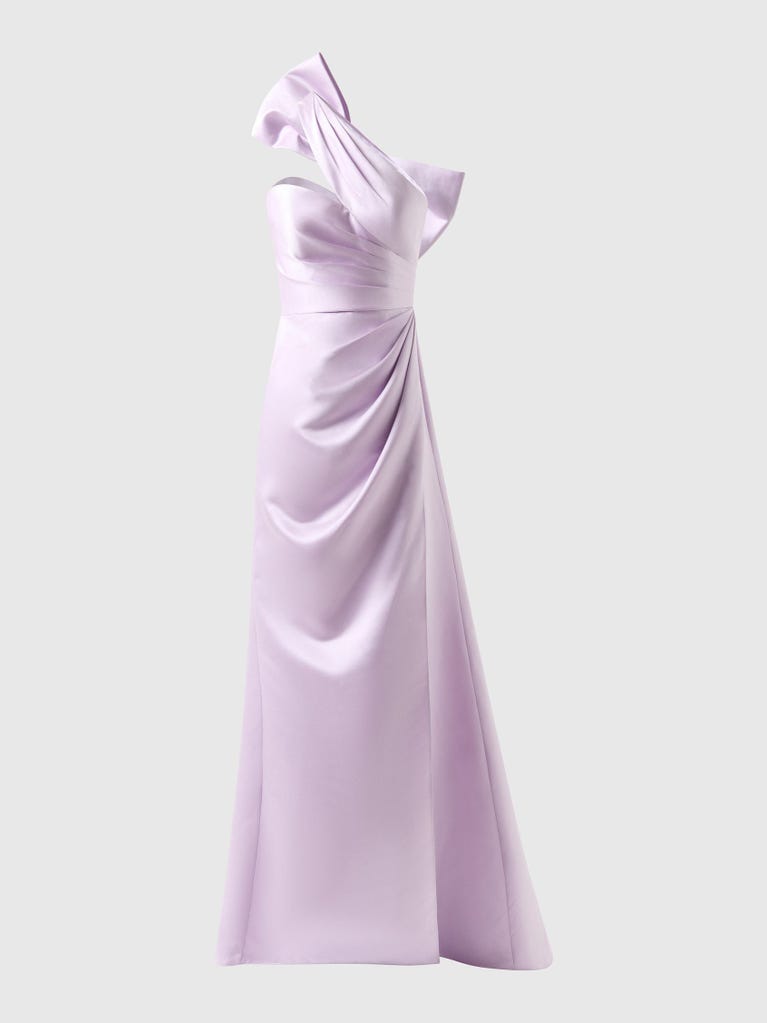 Pronovias ALJAFERIA | Vestido De Fiesta Corte En A Fluido Con Escote Asimétrico | Marchesa Notte X Pronovias