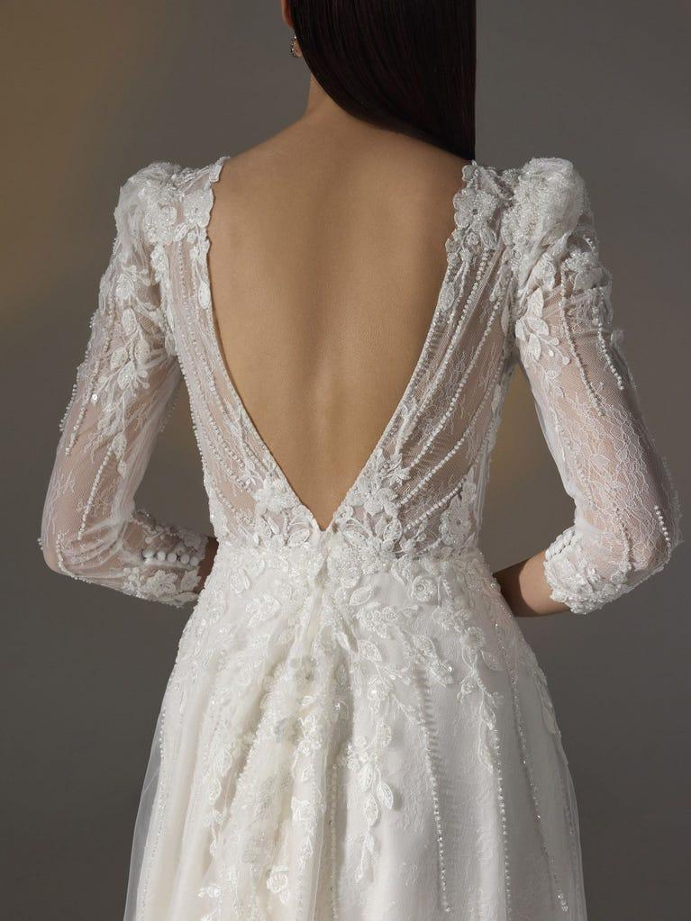 Pronovias AMIYAH | Vestido De Novia Corte En A Con Escote De Pico