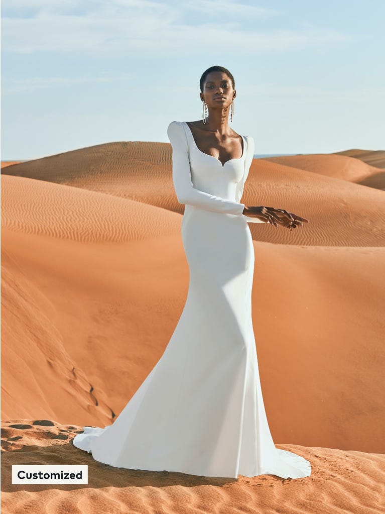 Pronovias ANTELOPE | Vestido De Novia Sirena Con Escote Corazón | PRONOVIAS