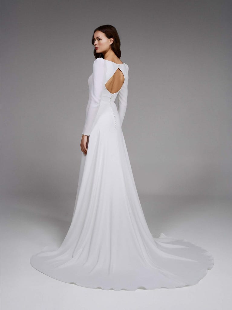 Pronovias ASPEN | Vestido De Novia Corte En A Con Escote Cuadrado | Pronovias