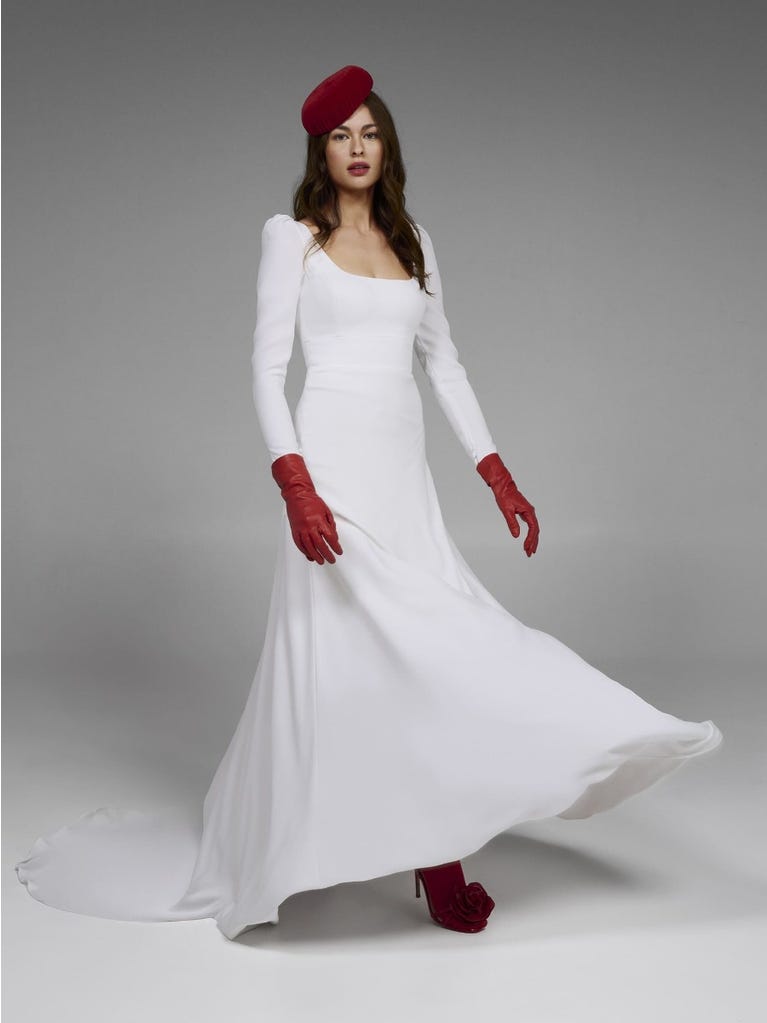 Pronovias ASPEN | Vestido De Novia Corte En A Con Escote Cuadrado | Pronovias