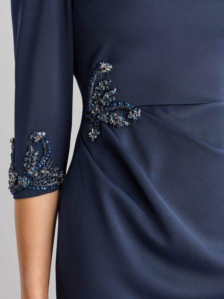 Pronovias DRAPE 2428 | Vestido De Fiesta Recto Con Escote Cuadrado | Pronovias