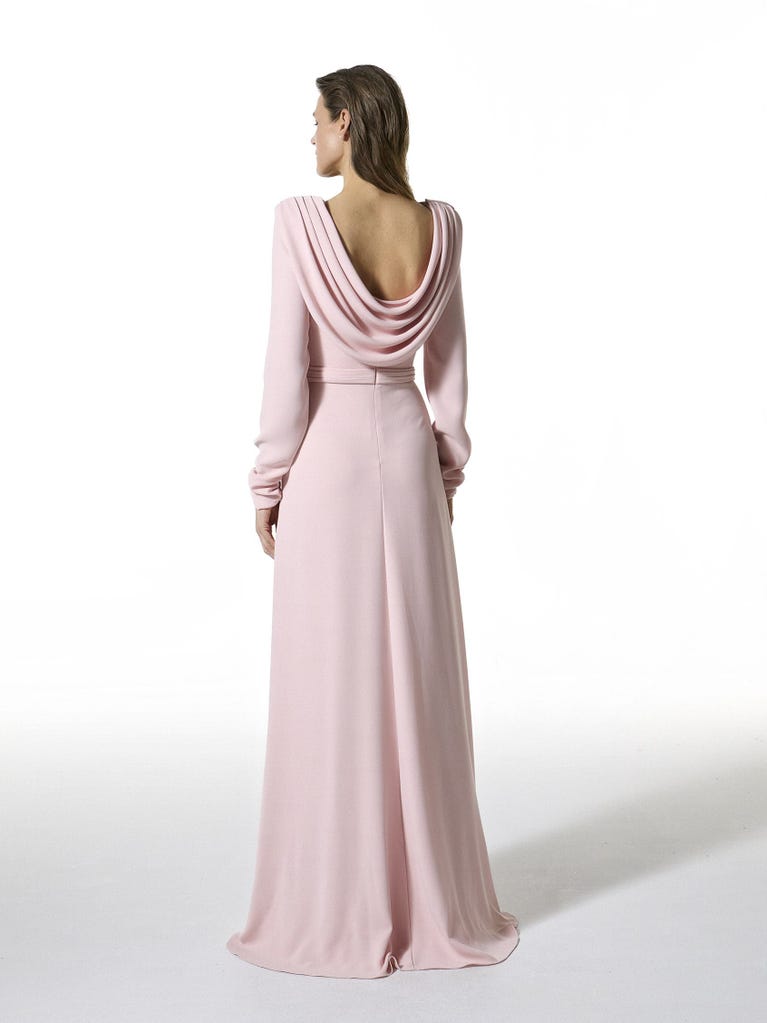 Pronovias Drape 2429 | Vestido De Fiesta Corte en a Con Escote De Pico | Pronovias