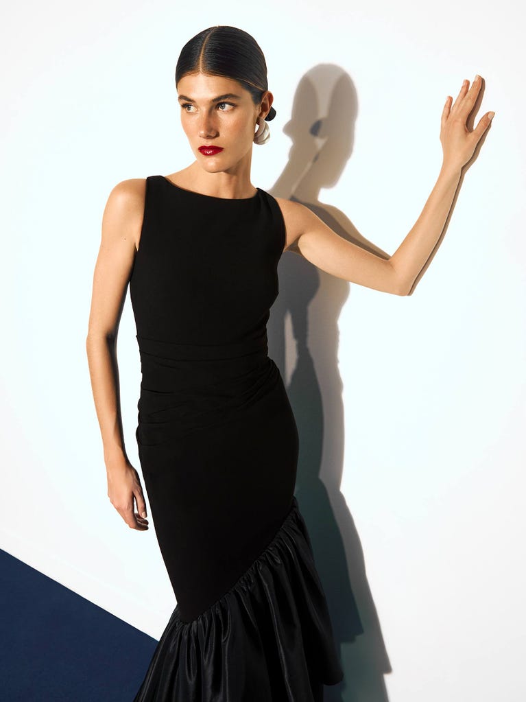 Pronovias DURIO | Vestido De Fiesta Sirena Con Escote Barco | Pronovias