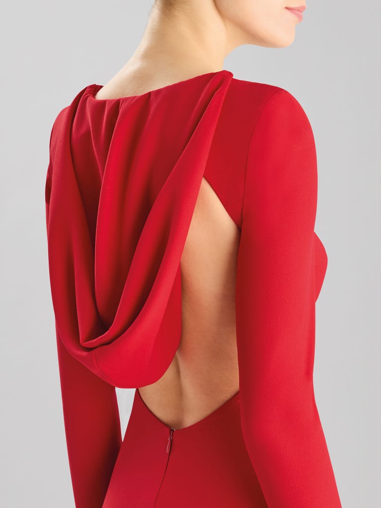 Pronovias ESSENTIAL 2407 | Vestido De Fiesta Sirena Con Escote Cisne | Pronovias