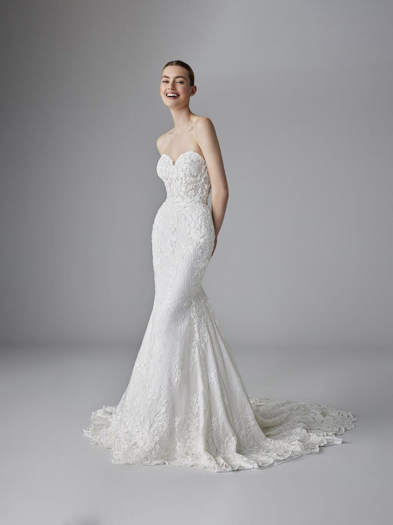 Pronovias JENA | Vestido De Novia Sirena Con Escote Corazón | Pronovias