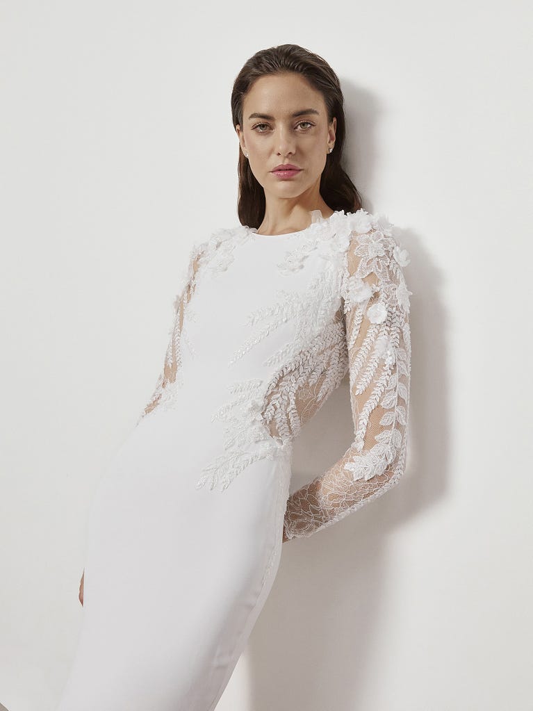 Pronovias JUSTINE | Vestido De Novia Sirena Con Escote Barco | Atelier Pronovias