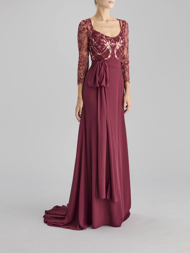 pronovias LACE 2318 | Vestido de fiesta corte en a | The Party Edit by Pronovias