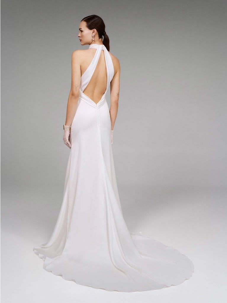 Pronovias LAMIUM | Vestido De Novia Sirena Con Cuello Halter | Pronovias