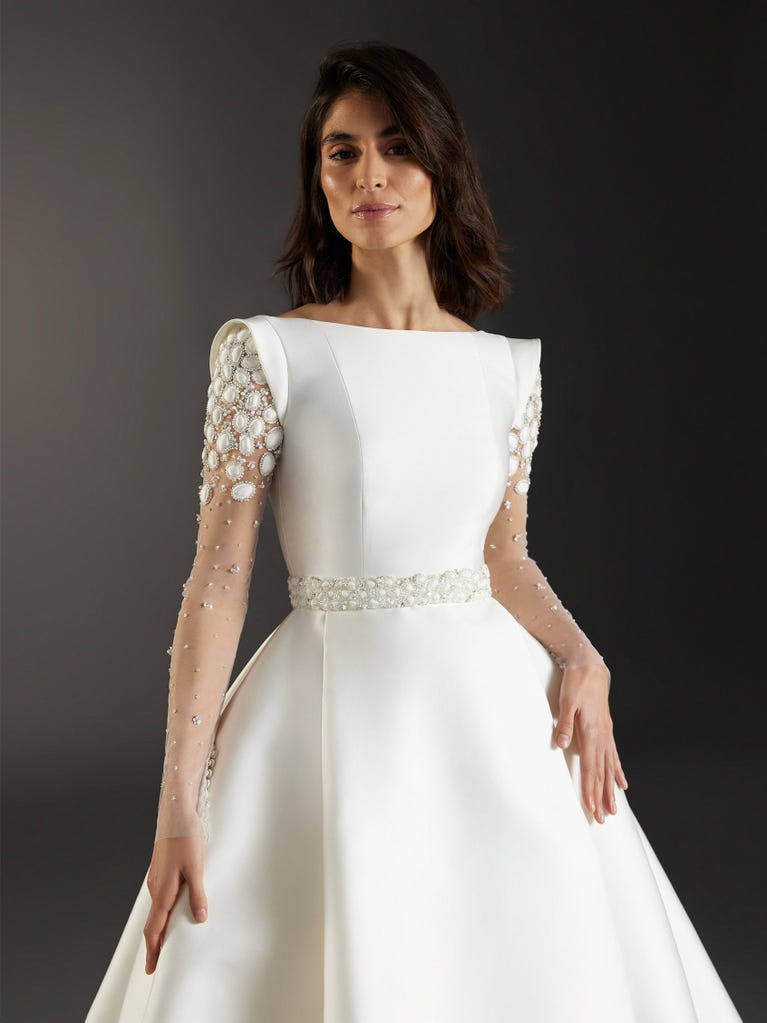 Pronovias LICEU | Vestido De Novia Princesa Con Escote Barco | Pronovias