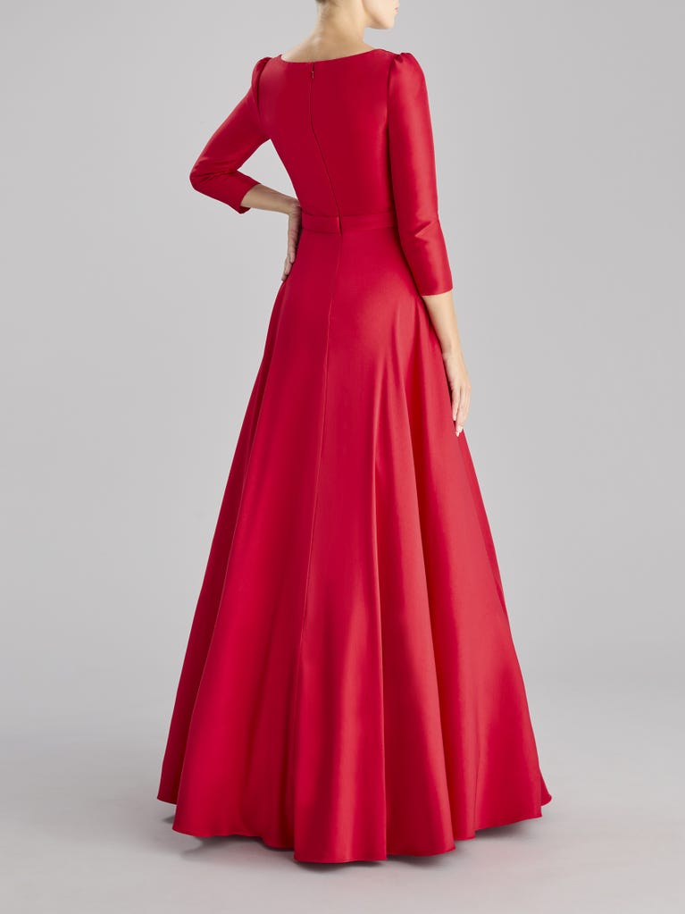 Pronovias PRINT 2324 | Vestido De Fiesta Princesa Con Escote Cuadrado | The Party Edit By Pronovias