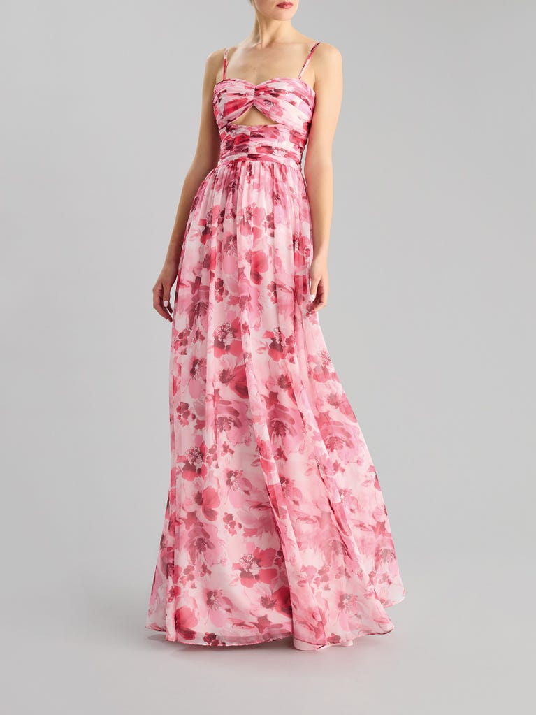 pronovias PRINT 2410 | Vestido de fiesta corte en a | Pronovias