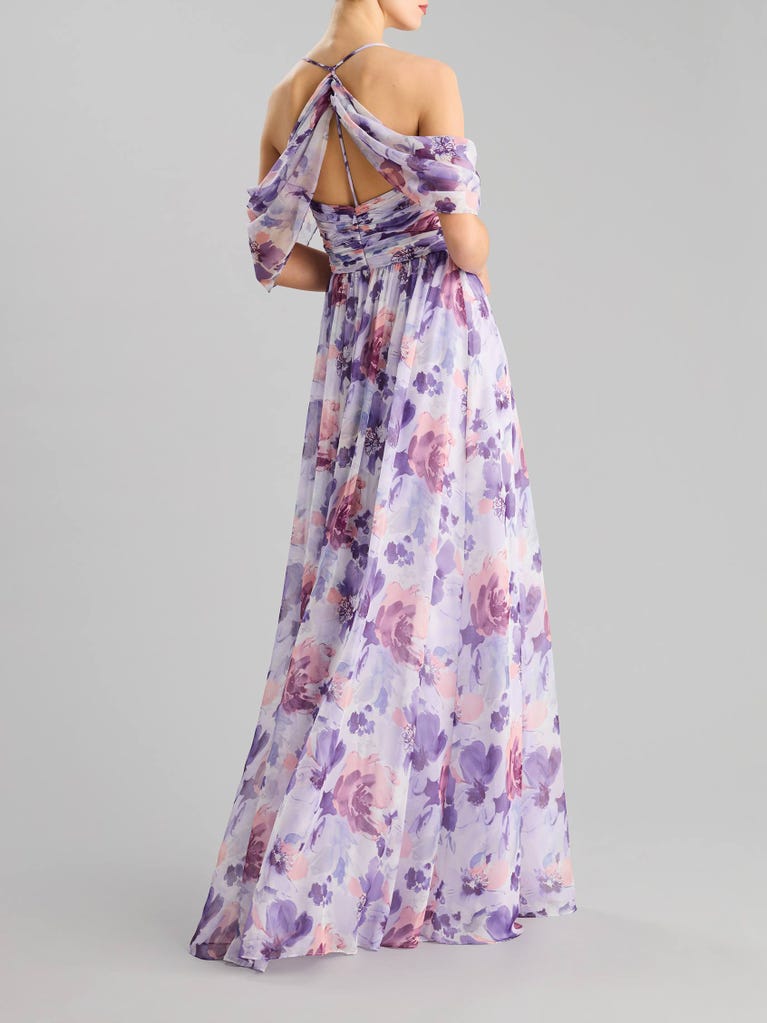 Pronovias PRINT 2412 | Vestido De Fiesta Corte En A | Pronovias