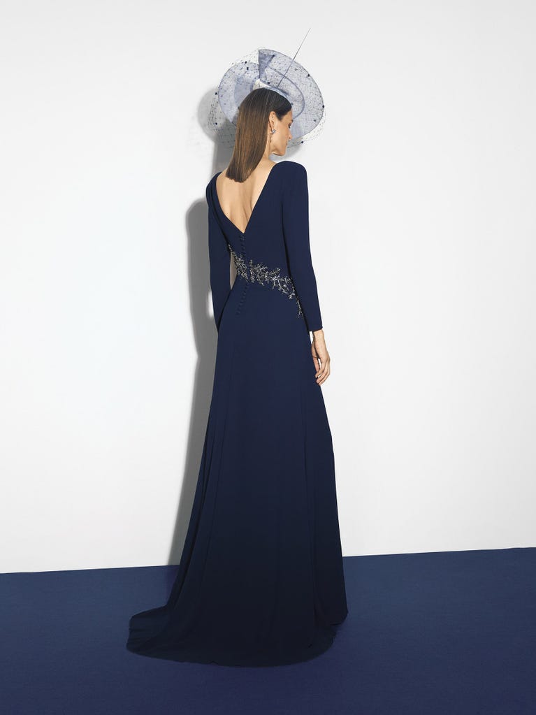 Pronovias SINENSIS | Vestido De Fiesta Corte En A Con Escote Barco | Pronovias