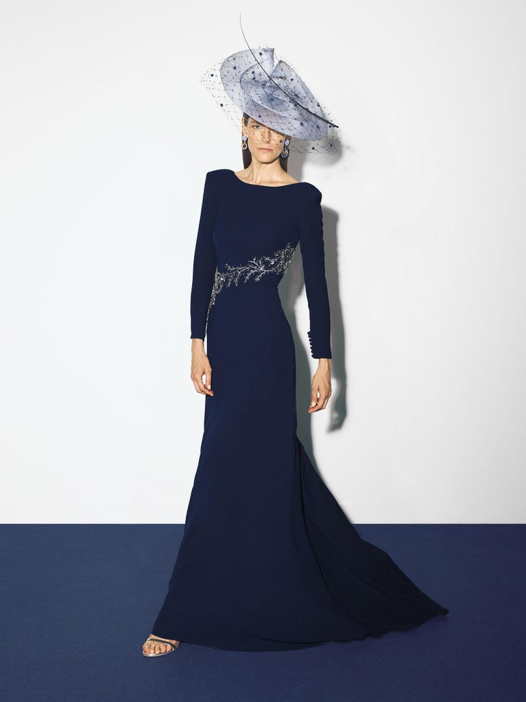 pronovias SINENSIS | Vestido de fiesta corte en a con escote barco | Pronovias