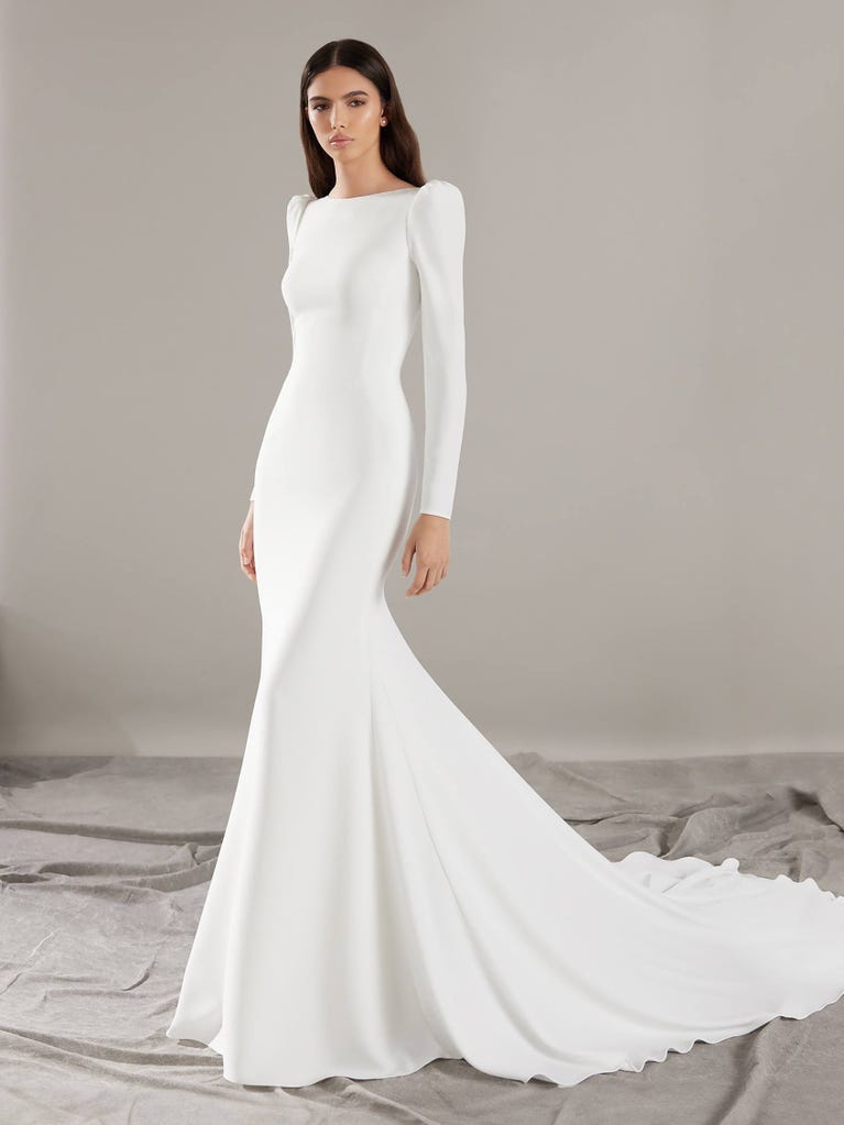 Pronovias SOULEYE | Vestido De Novia Sirena Con Escote Barco | Pronovias