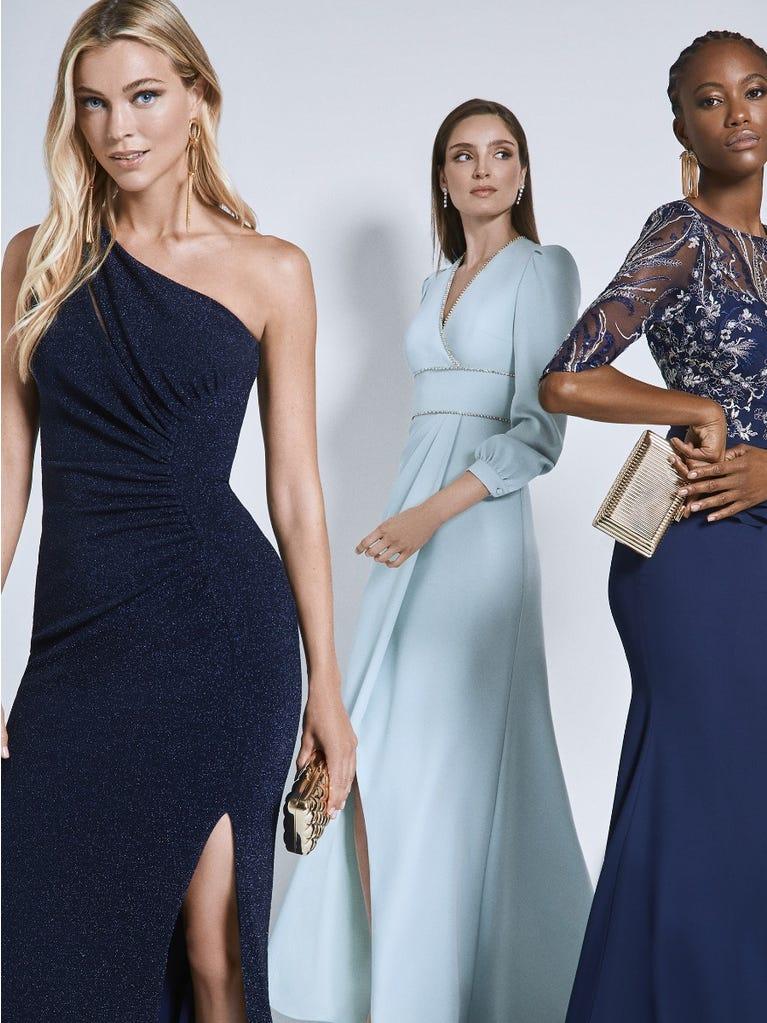 Pronovias SPARKLE 2332 | Vestido De Fiesta Corte En A Con Escote De Pico | The Party Edit By Pronovias